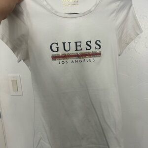 GUESS White Short Sleeve Tee